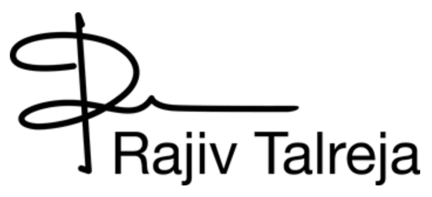 Rajiv Talreja Signature
